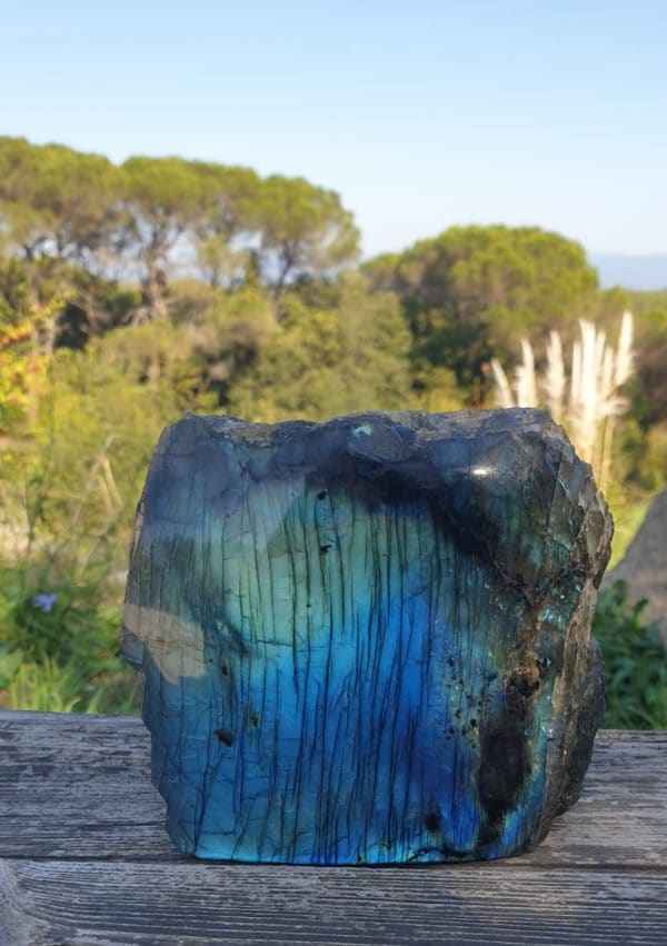 bloc labradorite 1 face polie numero5