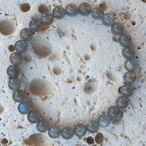 bracelet boule 6mm labradorite