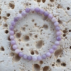 bracelet boule 6mm lepidolite