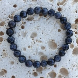 bracelet boule 8mm gabbro