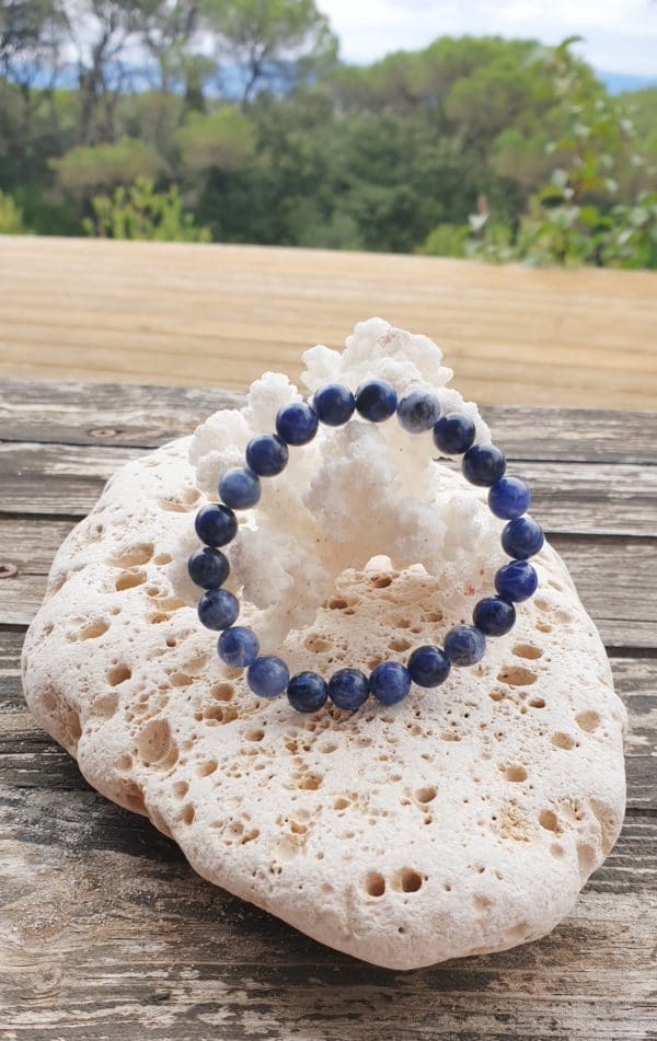 bracelet boule sodalite 8mm