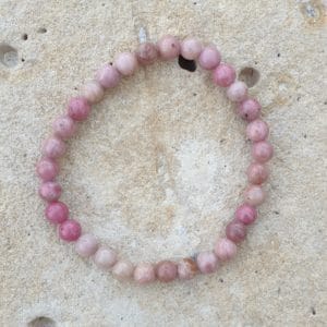 bracelet boule 6mm rhodonite australie