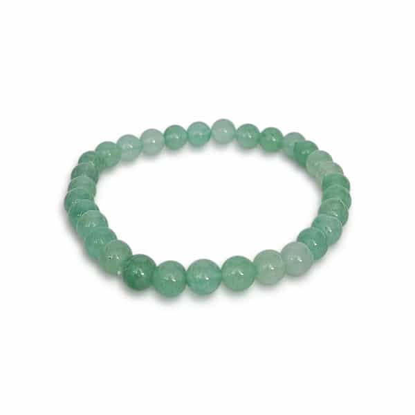 bracelet 6mm aventurine verte