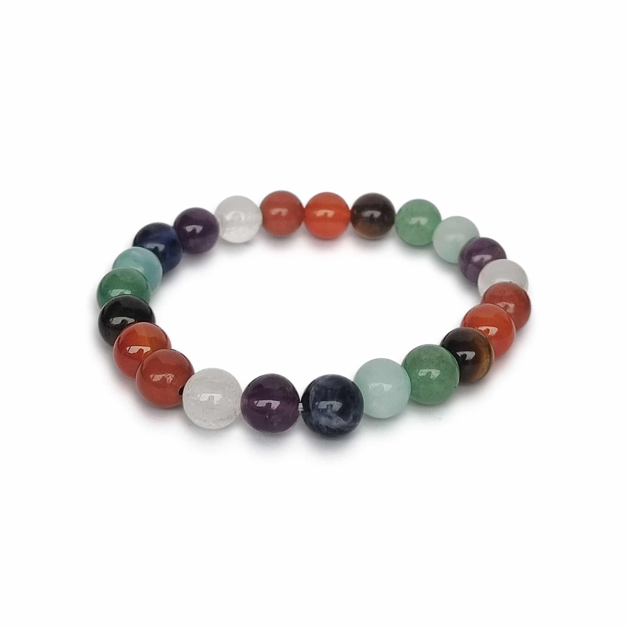 bracelet 8mm 7 chakras