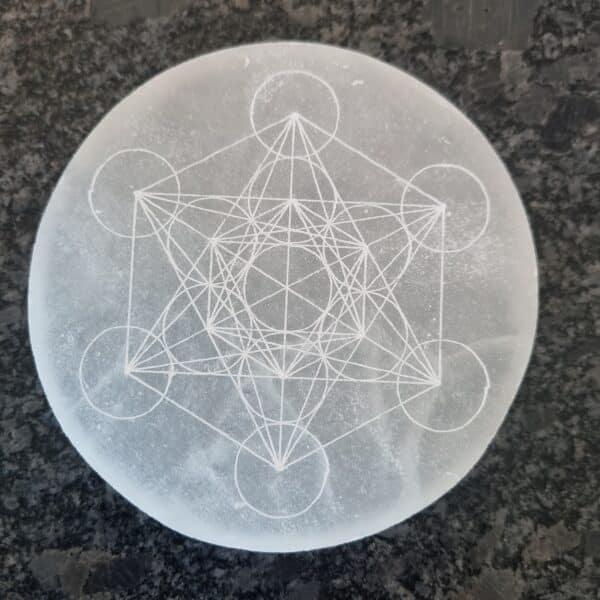 disque de rechargement metatron 10cm en selenite